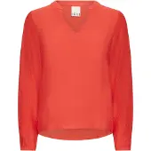 Ichi Bluse 'IHSabella' orangerød