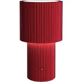 Herstal Iluma bordlampe portabel Rød