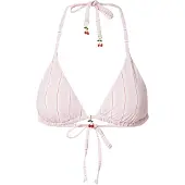 Hunkemoller Bikinioverdel 'Corfu' lyserød / rød / hvid