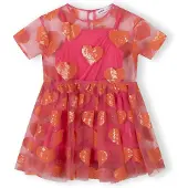 MINOTI Kjole orange / pink