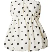 Topshop Overdel 'LINA' sort / hvid