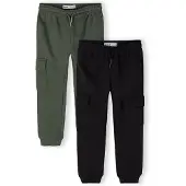 MINOTI Bukser khaki / sort
