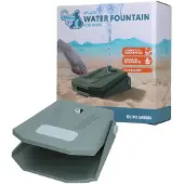 Coolpets Splash Water Fountain - Olivengrøn