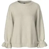 Pieces Pullover 'PCJimma' hvid