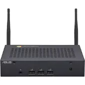 Asus Fanless Chromebox CF40 BC012UN - Mini PC 1 x Celeron N4500 / op til 2.8 GHz - RAM 8 GB - eMMC 64 GB - UHD Graphics - Gigabit Ethernet, IEEE 802.11ax (Wi-Fi 6) - Chrome OS - skærm: ingen - sort