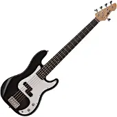 Gear4Music LA 5-strenget Basguitar fra Sort