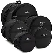 Gear4Music Deluxe Padded Rock Drum Bag Set by