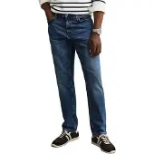Gant Ganttil mænd. 1000011 Jaans Regular Fit Blå (34/32), Casual, Bomuld, Denim
