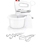 Bosch CleverMixx MFQ2600W - Mixer - 375 W - hvid/rød