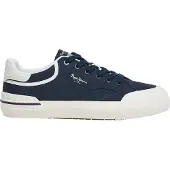 Pepe Jeans Pepe Jeanstil mænd. PMS300018 Nolan Basic sneakers marineblå (41), Stof, Fast, Blonder, Casual
