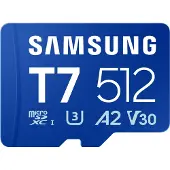 Samsung Microsd T7 Uhs-i U3 V30 A2 512gb Hukommelseskort