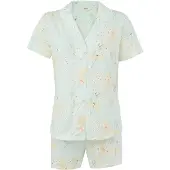 Dagi Shorty grøn / mint / pastelorange / offwhite