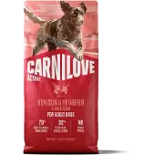 Carnilove Active Adult All Breeds hjort med rensdyr og vildsvin hundefoder