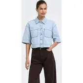 ONLY Bluse 'ONLCleo' blue denim
