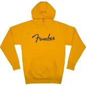 Fender Spaghetti Small Logo Zip Hoodie Butterscotch Blonde L