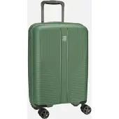 Travelite Air Stripe Slim - Kuffert med 4 hjul | grøn | 35x55x25 cm