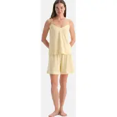 Dagi Shorty pastelgul / hvid