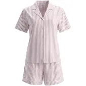 Dagi Pyjamas lys pink / hvid
