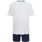 Dagi Pyjamas kort blå / hvid