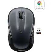 Logitech M325 Trådløs mus. Sølvfarvet (mørk).