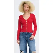 ONLY Cardigan 'BREE' rød