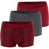 Dagi Boksershorts antracit / rød