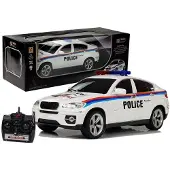 Leantoys Lean Toys Policijos automobilis su nuotolinio valdymo pultu 1:14