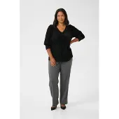 KAFFE CURVE Bluse 'KC Cacanna' sort