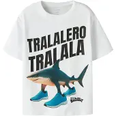 Name it Shirts 'NKMARMI BRAINR' lyseblå / smaragd / sort / hvid