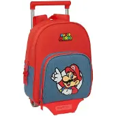 Safta Super Mario 10l Rygsæk Med Hjul