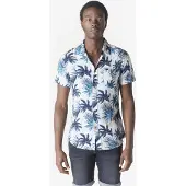 KOROSHI Skjorte navy / azur / hvid