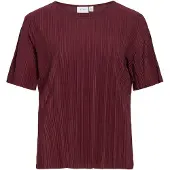 Vila Shirts 'VIPLISA' vinrød