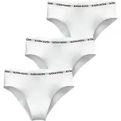 Björn Borg Logo Highwaist Brief 3p, Svart