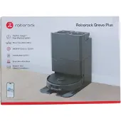 Roborock Qrevo Plus, Poseløs, Sort, Rund, Støvpose, 0,33 L, 63 dB