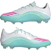 Adidas F50 Messi League Fg/ag Aurora Radiante - Hvid/pink/turkis, størrelse 42