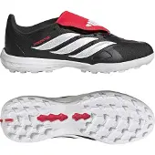 Adidas Predator League Fold-over Tongue TF Immortal DNA - Sort/Hvid Rød Børn - Turf (TF), størrelse 38