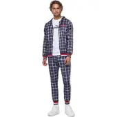 Lonsdale Joggingdragt 'Orbost' marin / rød / hvid