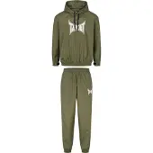 TAPOUT Joggingdragt 'Terraza' oliven / hvid
