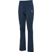 Hummel Leggings - High Waist Flared - Black Iris/Black Iris - - 12 år (152) - Leggings