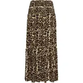 Kaffe Nederdel 'KAMaxi' lysebeige / cappuccino / sort