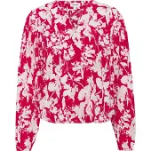 Soaked in luxury Bluse 'Oline' rød / hvid
