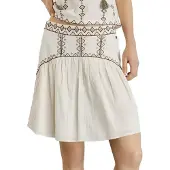 Pepe Jeans Pepe Jeanstil kvinder. PL9011941 Denvery nederdel hvid (L), Casual, Bomuld