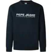Pepe Jeans Pepe Jeanstil mænd. PM5800029 Sweatshirt Matthew navy (M), Casual, Bomuld, Blå