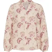 Fransa Bluse lyselilla / lys pink / naturhvid