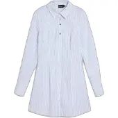 Desigual Bluse blå / lysebrun / sort / hvid