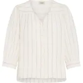 Fransa Bluse 'Fradi Sh 1' lysebeige / mørkebeige