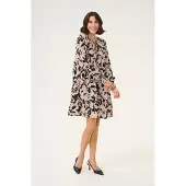 Kaffe Kjole 'Paco' beige / kit / sort / hvid