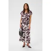 Kaffe Jumpsuit 'KAMira' bordeaux / hvid