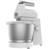 Cecotec PowerTwist 500 Steel, Bordmixer, Sølv, Hvid, Slå, Ælte, Mikse, Omrøre, 3,5 L, Rustfrit stål, 500 W