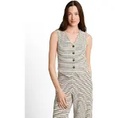 Tom Tailor DENIM Vest sort / hvid